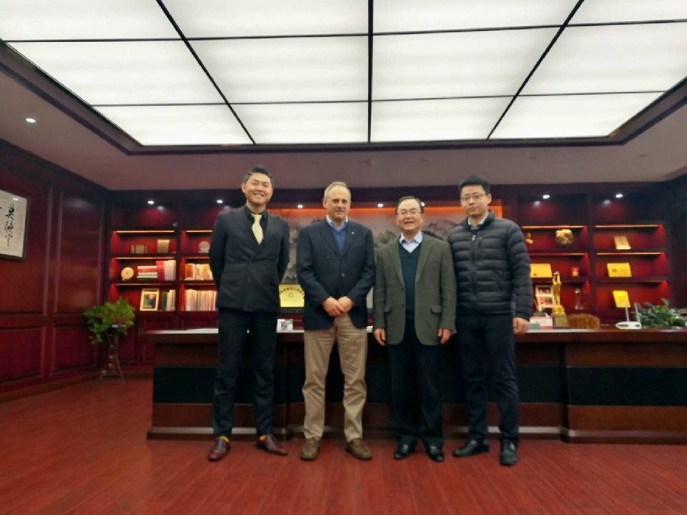 英国古奇公司的 Ron Bechtold先生,Masashi Wada 先生与中国区代表韩冰先生到访我司