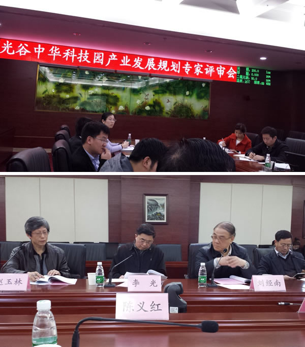 陈义红参加《光谷中华科技园产业发展规划》专家评审会议